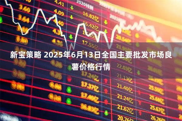 新宝策略 2025年6月13日全国主要批发市场良薯价格行情