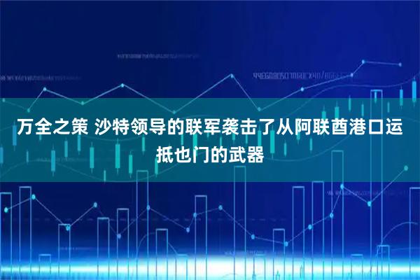 万全之策 沙特领导的联军袭击了从阿联酋港口运抵也门的武器